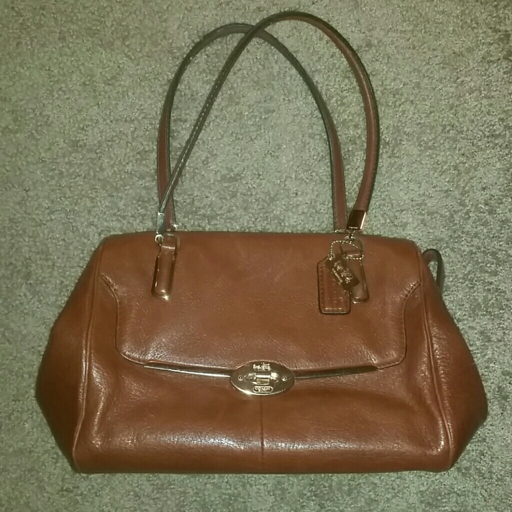 Coach madison small leather madeline satchel